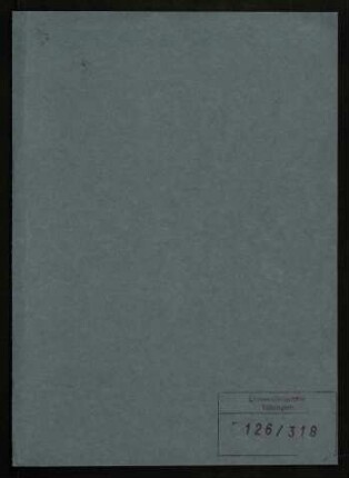 Günther Just (1892-1950). Personalakte des Lehrkörpers : Akte betreffend Günther Just, ordentlicher Professor für Anthropologie