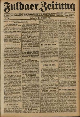 Ausgabe vom Freitag, den 19. November 1915.