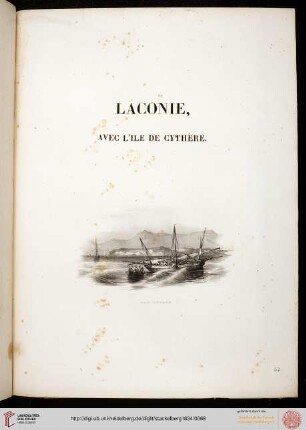 Planche 67: Laconie, avec l’ile de Cythère