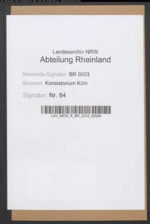 Eidesleistungen der Geistlichen