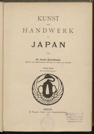 Bd. 1: Kunst und Handwerk in Japan