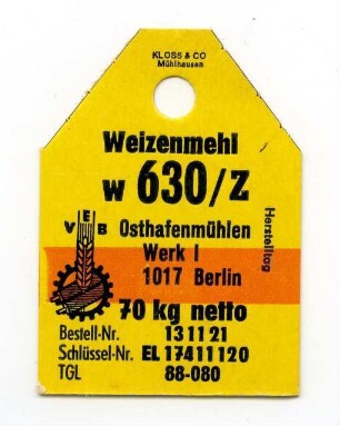 VEB Osthafenmühlen Berlin