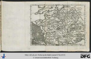 Gallia Transalpina Iulii Caesaris Temporibus. Tab. I.