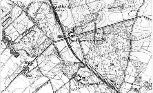 Neißeaue-Emmerichswalde. Meßtischblatt, Sekt. Horka, 1886