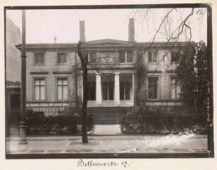 Landhaus Bellevuestraße 17, Berlin-Tiergarten: Ansicht (aus: Julius Kohte, Alt-Berlin, Bauwerke in Berlin und Charlottenburg, aufgenommen 1907-1914)