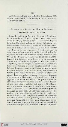 La vente du "Musée" de Mgr de Thémines