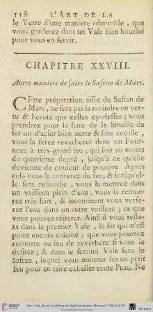 Chapitre XXVIII