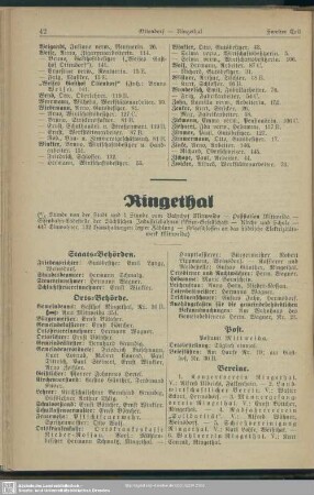 Ringethal