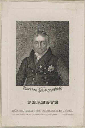 Bildnis des Friedrich Christian Adolf von Motz