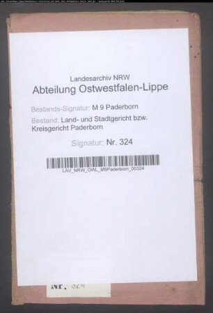 Justizkommissar Ignatz Neukirch zu Paderborn
