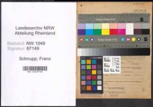 Entnazifizierung Franz Schnupp , geb. 04.08.1899 (Mechaniker)