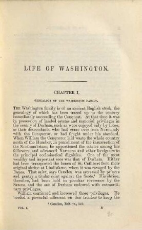 Life of George Washington. 1., Early Life, Expeditions, and Campaigns