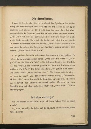 Die Sperlinge.