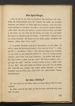 Die Sperlinge.
