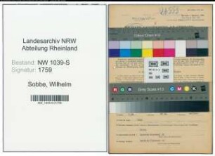 Entnazifizierung Wilhelm Sobbe , geb. 04.12.1891 (Landwirt)