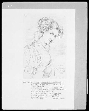Bildnis einer jungen Dame (angeblich Antonie von Pfeiffer)