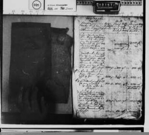 Schätzung der zum Verkauf stehenden, in Frankfurt versetzten Juwelen der verstorbenen Fürstinwitwe Henriette Amalie von Nassau-Diez