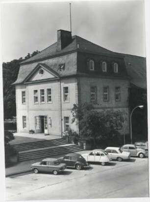 Stadthalle, östlicher Eingang. Detmold, Rosental