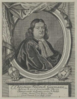 Bildnis des Christian Friedrich Garmann
