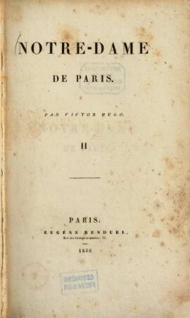 Notre-Dame de Paris, 2. - 428, 11 S. : 3 Ill.