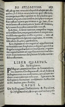 Liber Quartus. De Syllogismo.