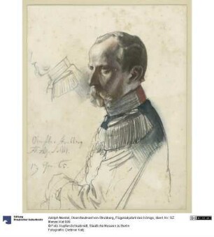Oberstleutnant von Strubberg, Flügeladjutant des Königs