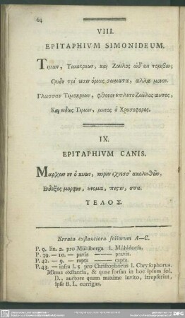 Errata exstantiora foliorum A-C