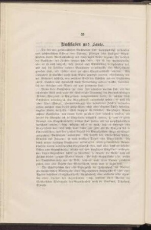 Buchstaben und Laute.