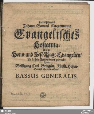 Evangelisches Hosianna