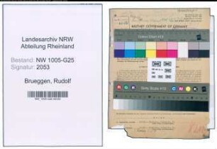 Entnazifizierung Rudolf Von Der Brueggen , geb. 02.07.1909 (Handelsvertreter)