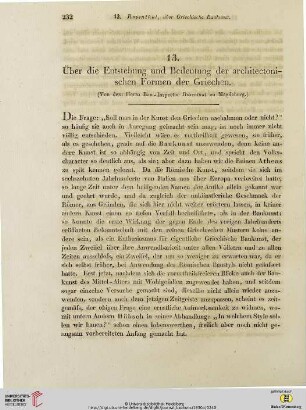 3: Über die Entstehung und Bedeutung der architectonischen Formen der Griechen, [1]