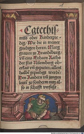 Catechismus oder Kinderpredig
