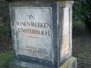 Grabmal für Giovanni Battista Casanova, Dresden