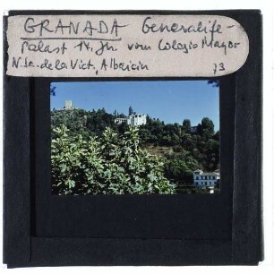 Granada, Palast Generalife,Granada, Casa del Chapiz