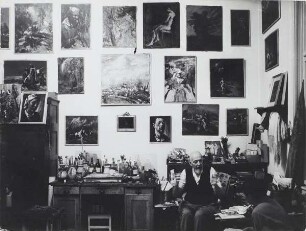 Laszlo Hollo in seinem Atelier in Debrecen