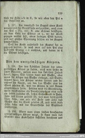 Von den unregelmäßigen Körpern