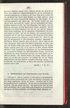Schulschwestern und Ursulinerinnen nach Amerika