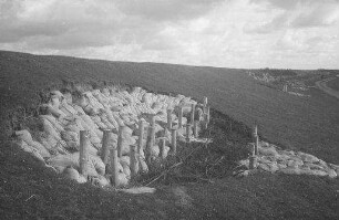 Tümlauer-Koog: Sandsäcke in Deichbruchstellen