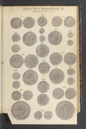 Tafel zu Weyl's Auctions-Katalog 142
