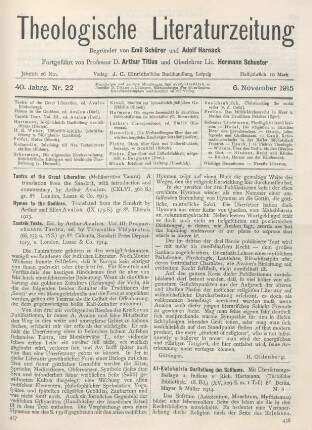 457-458 [Rezension] Avalon, Arthur and Ellen (Eds.), Hymns to the Goddess. Translated from the Sanskrit