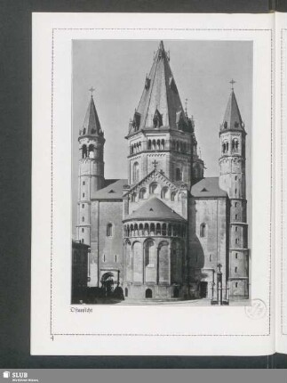 Dom zu Mainz. Ostansicht