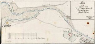 Plan von einem Theil des Diersheimer und Bischofsheimer Mühl-Baches