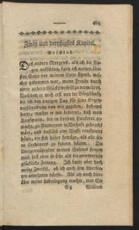 Zwey und dreyßigstes Kapitel. Beschluß.