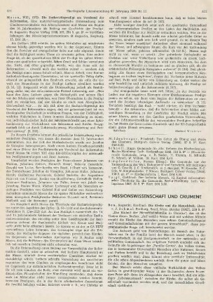 872-874 [Rezension] Bea, Augustin, Die Kirche und die Menschheit