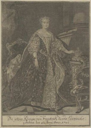 Bildnis von Marie Leszinska, Herzogin von Frankreich