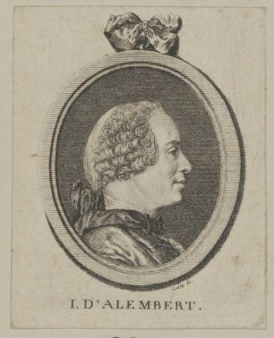 Bildnis des I. D ' Alembert