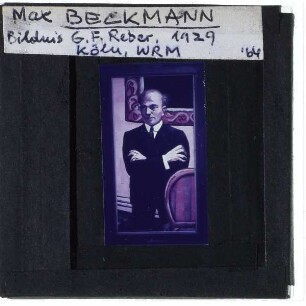 Beckmann, Porträt Gottlieb Friedrich Reber