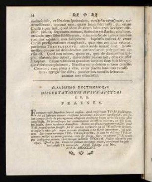 34, Clarissimo Doctissimoque