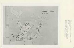 Rathaus (Diplomarbeit bei Willy Kreuer): Grundriss Erdgeschoss 1:200