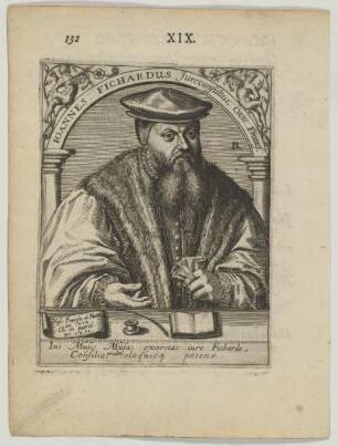 Bildnis des Ioannes Fichardus